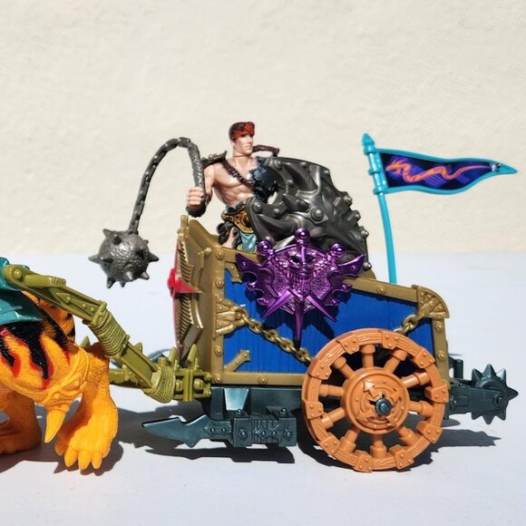 Chap Mei Bundle Lot Savage Warrior Thunder Thor Battle Cat Chariot Figures - Picture 2 of 13